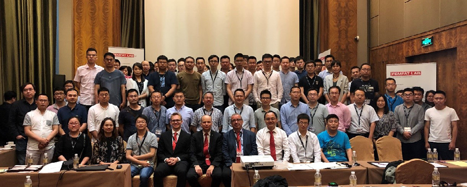 Group picture of the participants of the FEMFAT LAB User Meeting in China in 2019